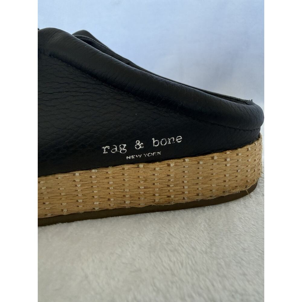 Rag & Bone Slip On Mule Black Size 8.5 - Picture 2 of 11